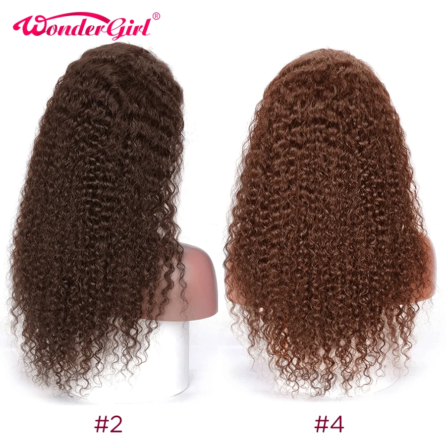 Wonder girl 13x6 вьющиеся парики из натуральных волос с Африканской структурой, 6 дюймов Синтетические волосы на кружеве человеческих волос парики 250 плотность Реми бразильские Синтетические волосы на кружеве парик без выпадений петель