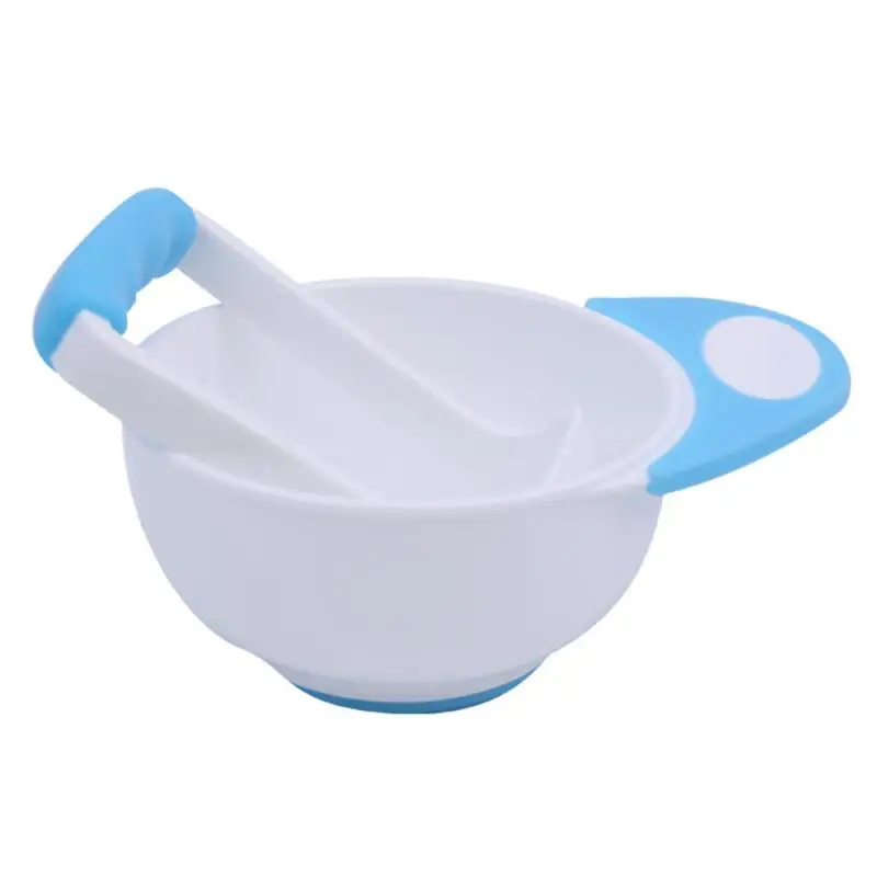 

1Pcs Baby Foods Grinder Feeding Food Bowl Safety Processor Kid Dish Feeder Feeding Bowl Kids Grinding Set Food Container