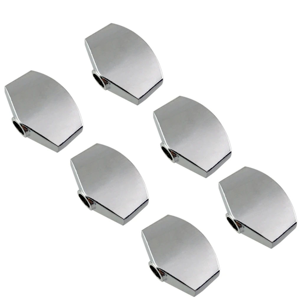 durable 6 stück zink legierung tuner tuning peg taste maschine köpfe für elektrischeakustischeholz gitarre teile free global shipping