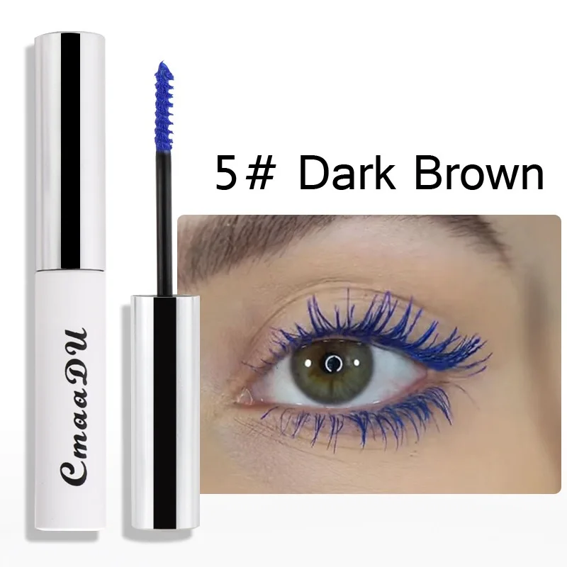 12 цветов тушь для ресниц водостойкая быстросохнущая завивка удлинение макияж