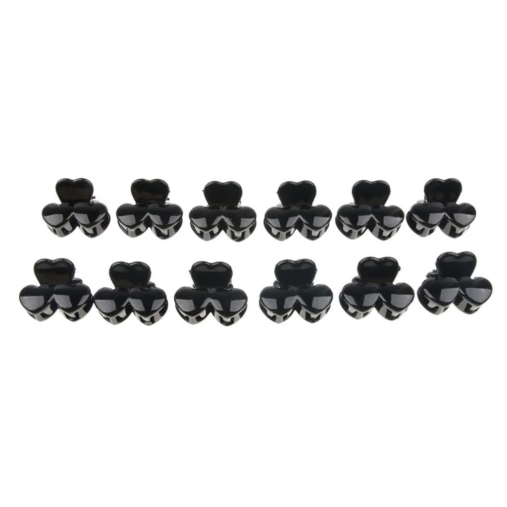 

12x Womens Small Hair Claw Clamps Clips Grips Styling Tool Hair Accessories