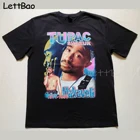 Футболка Tupac 2 Pac Shakur, Makaveli, Мужская черная футболка в стиле хип-хоп, с графическим принтом, новинка, мужская летняя футболка в стиле Харадзюку, модные футболки