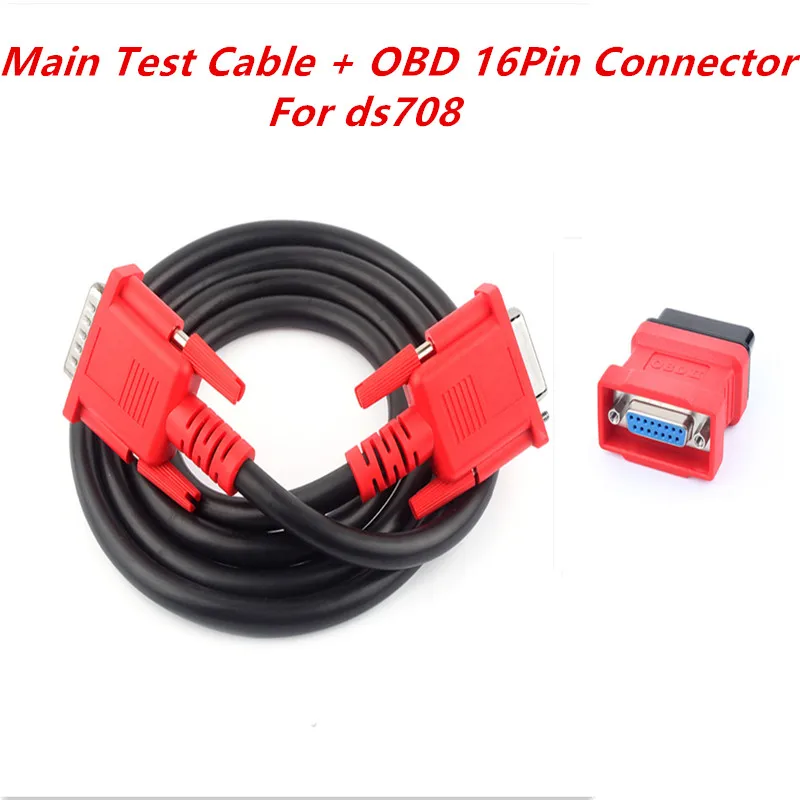 Лучшее качество OBD 2 Диагностический кабель и разъем Основной Тестовый Кабель +