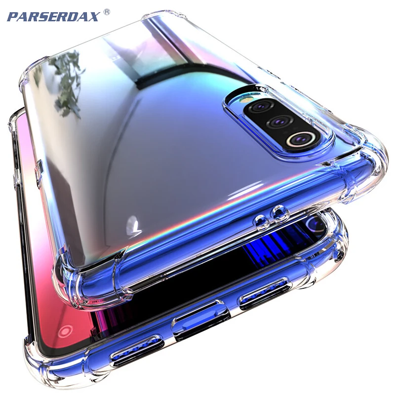 Прозрачный защитный чехол-бампер из ТПУ для Xiaomi Mi CC9 CC9e 9 SE 8 Lite 9T Pro A2 A1 F1 Play 6 10 шт. |