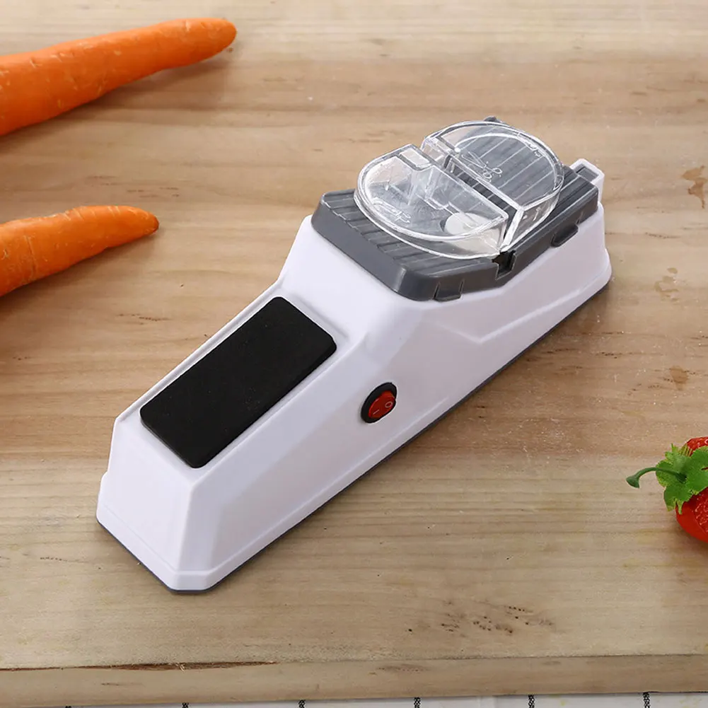 

Electric Knife Sharpener, Kitchen Gadget, Multi-function Portable Sharpener, Suitable for Kitchen Knife, Fruit KnifeGadget