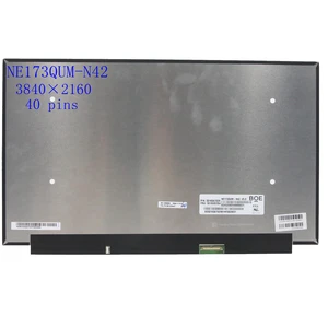 17 3inch lcd led display screen matrix ne173qum n42 v5 0 fru 5d10v82354 4k uhd 3840x2160 40pins 100 ntsc free global shipping