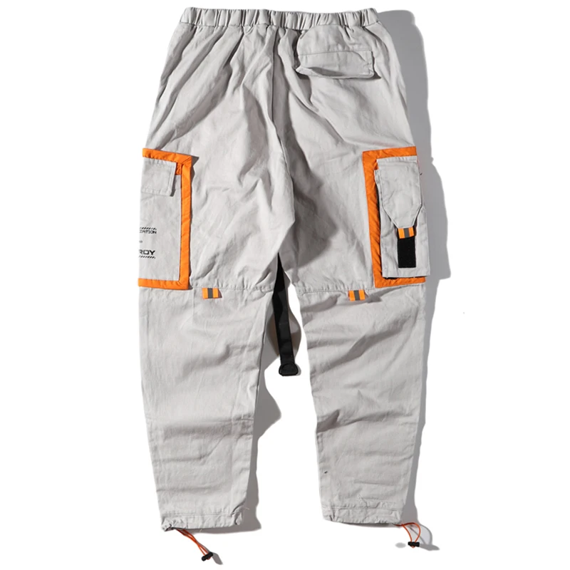 Мужские длинные спортивные брюки в стиле хип хоп с карманами|Повседневные брюки|