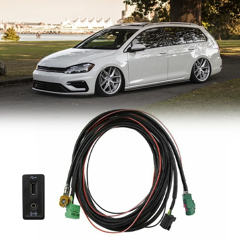 

Штепсельная Вилка CARPLAY USB AUX CarPlay MDI USB AMI для Golf 7 MK7 5QD035762E/J 5G0035222F /E 5G0 035 222