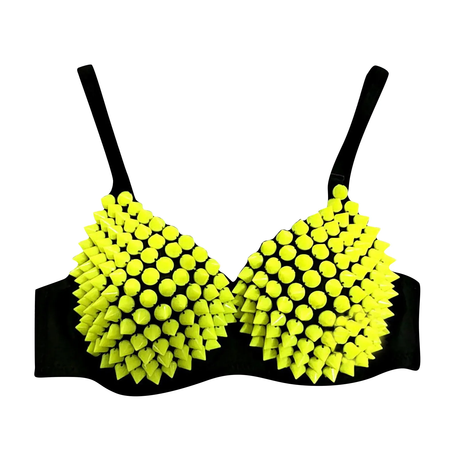 

sexy lingerie Women's Fashion Rhinestone Sexy New Punk Lady Goth Silver Party Studded Bra lingerie set plus size