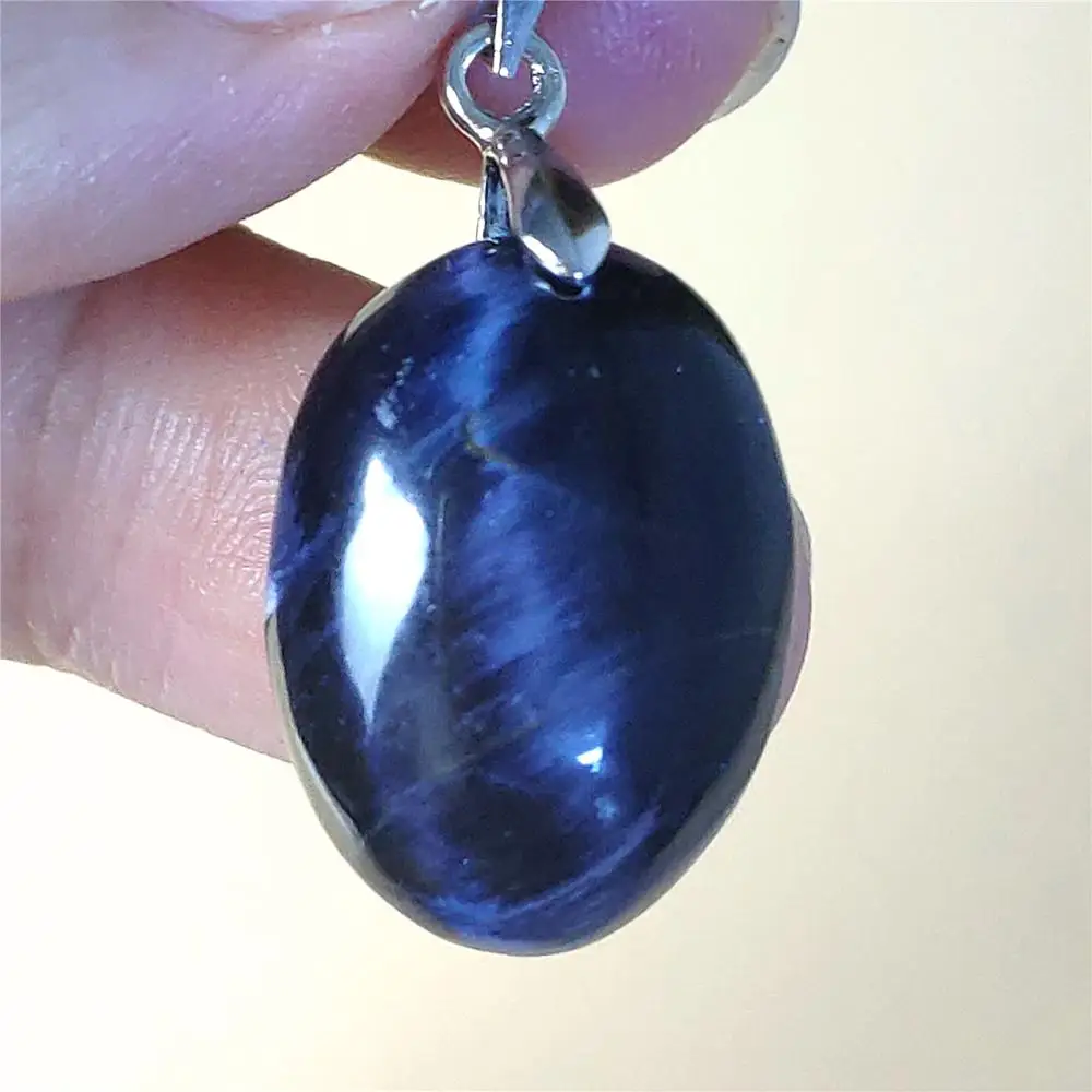 Подлинная подвеска Pietersite 21x15x8 мм капля воды для Chatoyant голубой кристалл исцеляющий