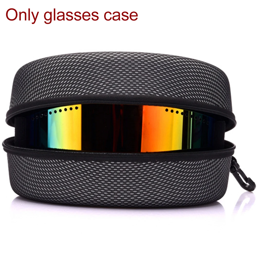 Жесткий уличный чехол на молнии без очков для лыжных Портативный пикника снега EVA