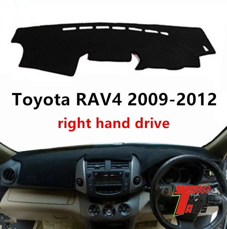 

Чехол Taijs для приборной панели автомобиля с правым рулем для Toyota RAV4 2009-2012, солнцезащитный козырек с защитой от УФ излучения, коврик для прибо...
