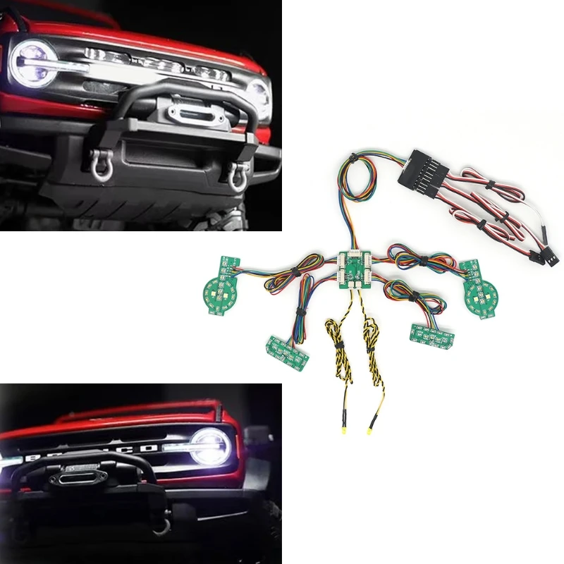 

System Front Rear Lamp Replacement Parts Automobile Toys Assembly Accessories
