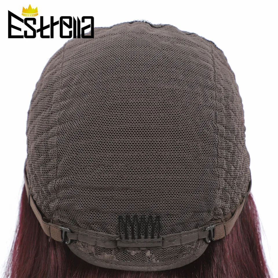 MagicLove-Bob corto de pelo para mujer, malla con división Frontal, pelucas de cabello humano prearrancado, Remy, degradado, 13x6 T