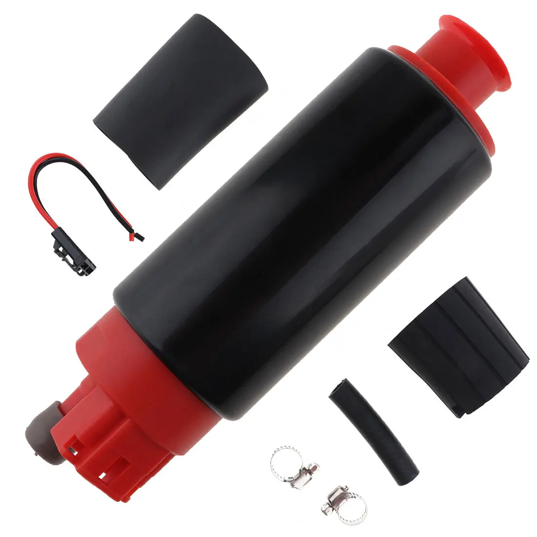 

Universal 13.5V 15-115PSI 255 LPH Auto High Flow Electric Fuel Pump Red with Filter Installation Tools for Chevrolet Cars