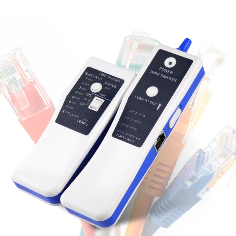 rj45 rj11 wire tracker telephone ethernet lan network cable tester testing tool line finder free global shipping