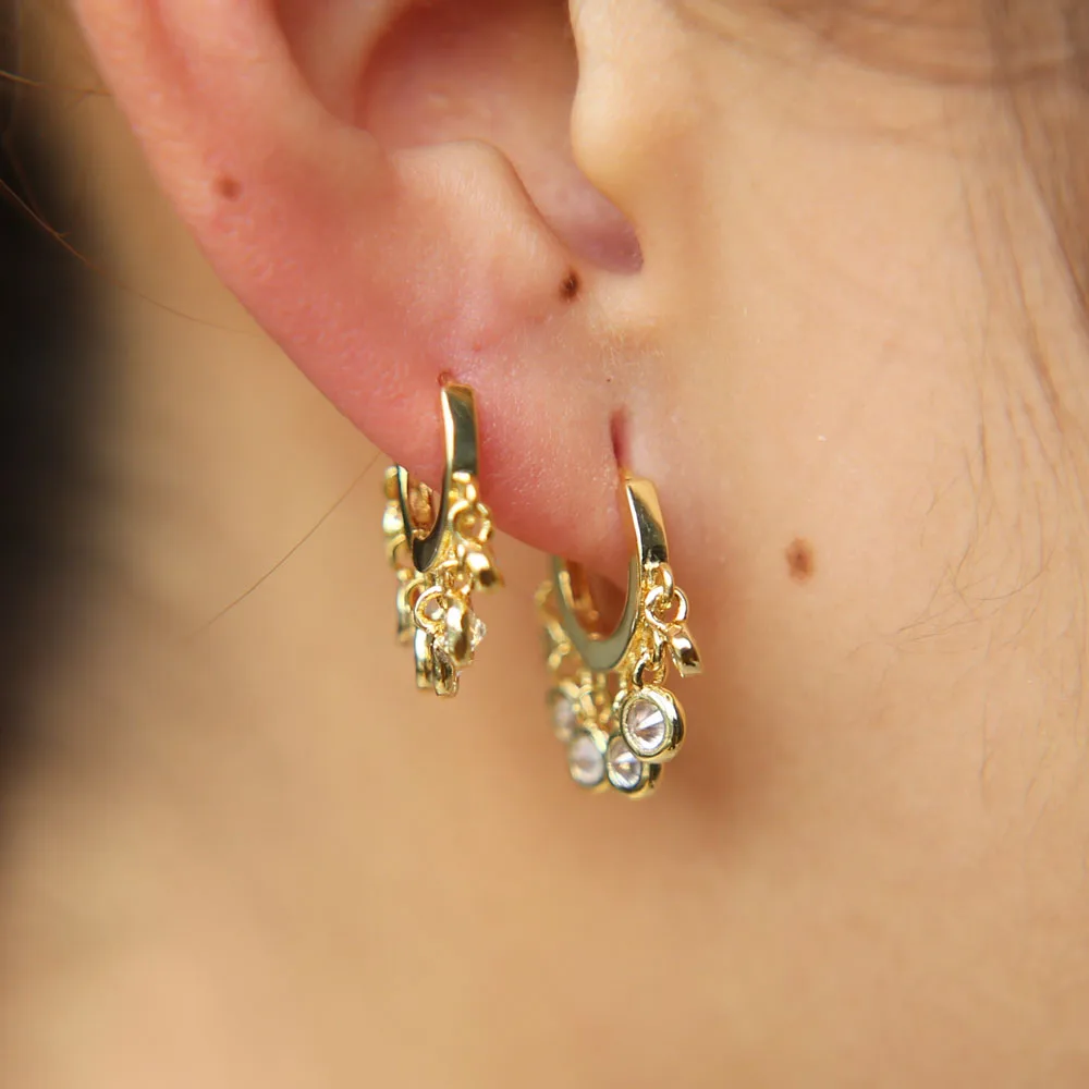 Женские серьги-гвоздики в богемном стиле | Украшения и аксессуары