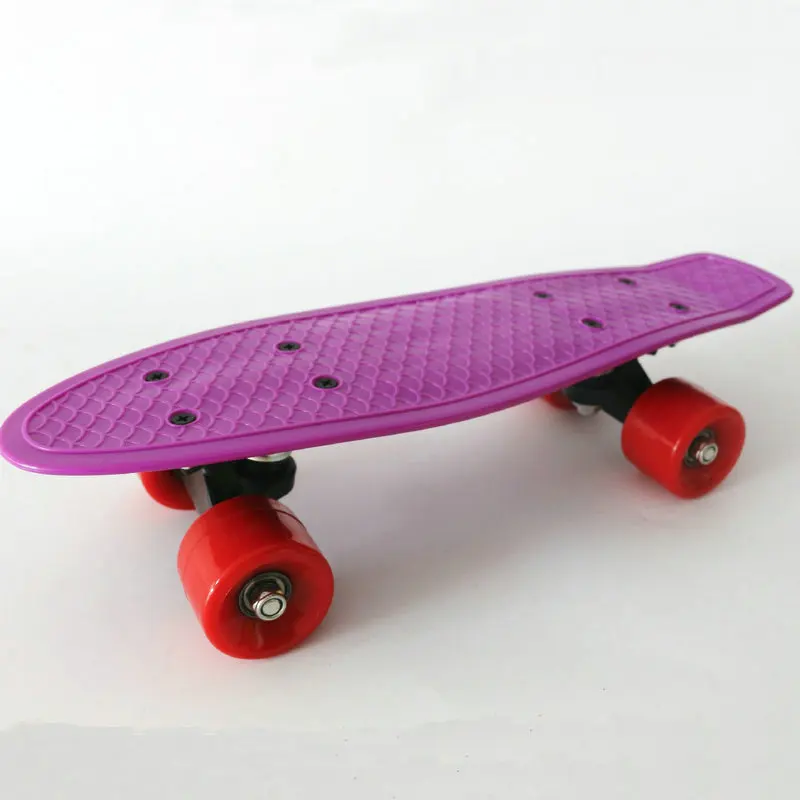 Скейтборд 17 дюймов пластиковая фоторезиновая доска четыре колеса скейтборд для