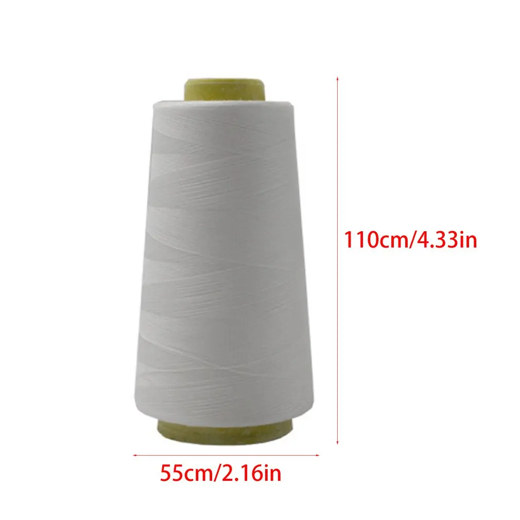 

3000 Yards Industrial Overlocking Sewing Machine Polyester Thread 100% Polyester White