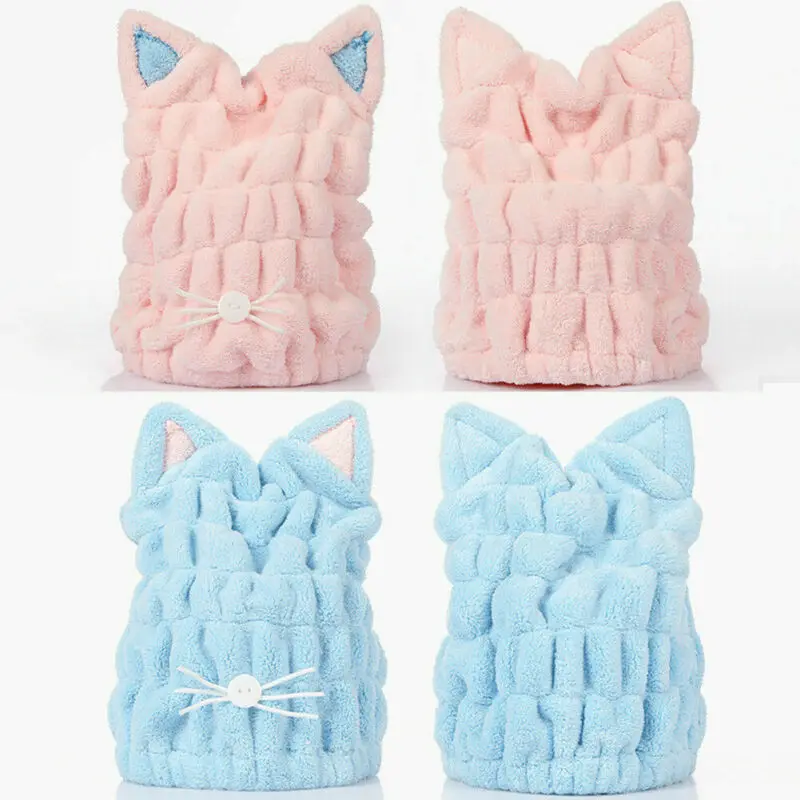 Волшебная быстросохнущая сушилка для волос из микрофибры полотенце ванны