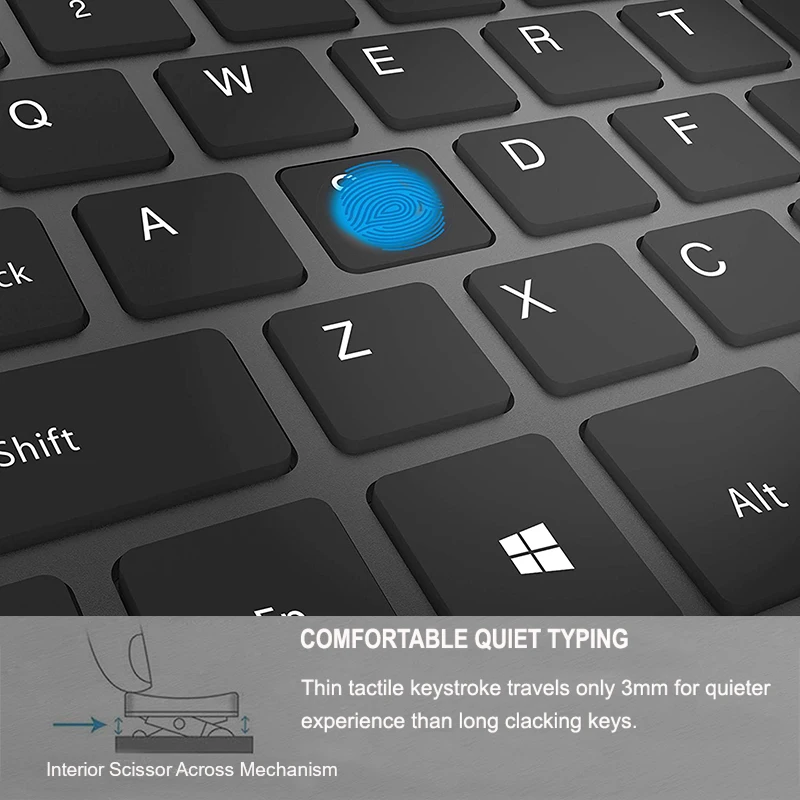 Bluetooth беспроводная клавиатура русская/испанская раскладка портативная