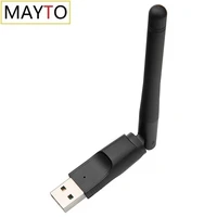 mayto 150m usb 2 0 wifi wireless network card 802 11 bgn lan adapter mini wi fi dongle for laptop pc with antenna mt 7601
