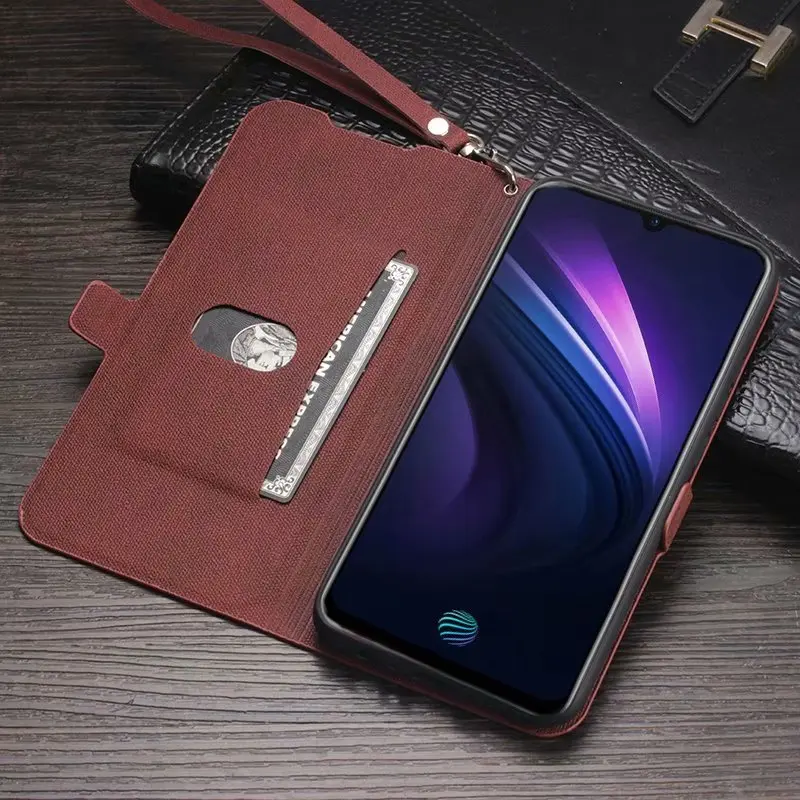 Мультфильм Магнитная Крышка для Vivo Z5X Y17 V15 S1 Pro IQOO X27 U1 Y91 Y93 Y95 V11 Pro V11i V9 Y85 чехол кожаный чехол с откидной крышкой для телефона Чехлы