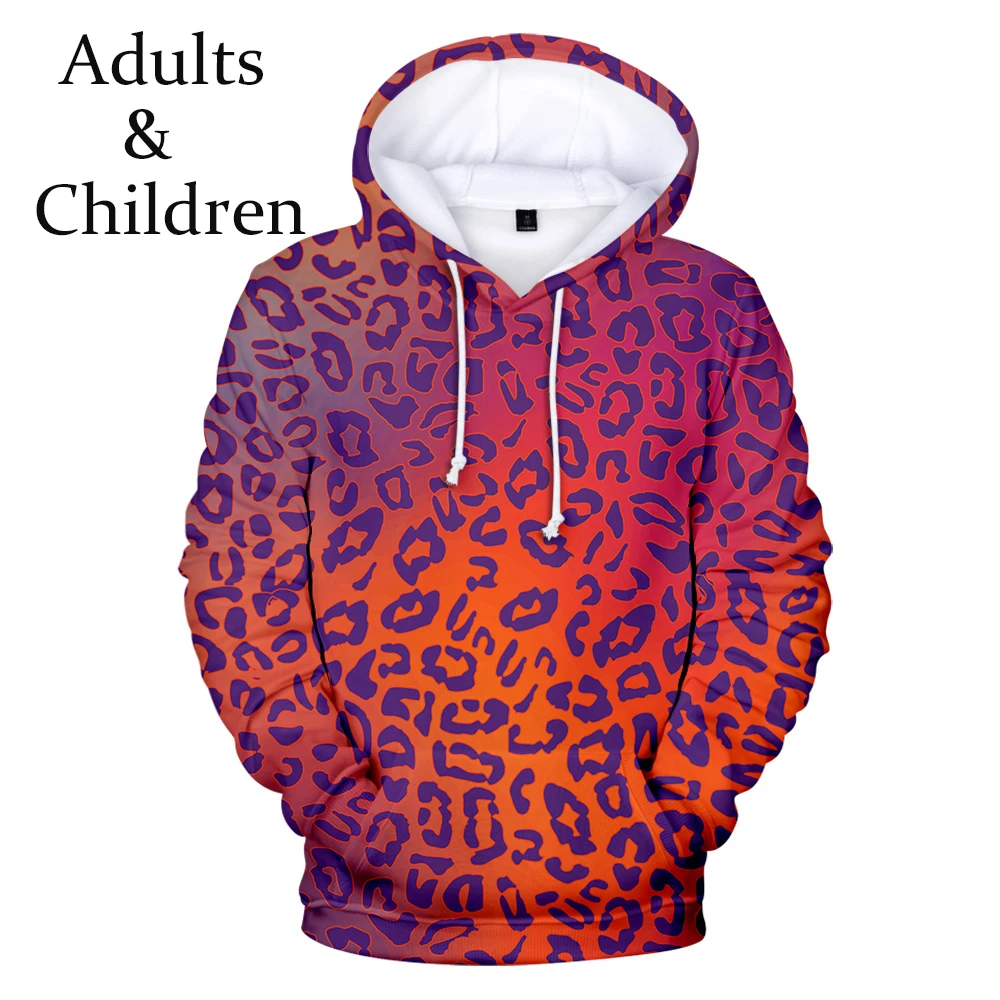 Popular Hoodie Men's Women's 3D Animal Texture Children's Sweatshirt Comfortable Casual Boys Girls Yellow Autumn Winter Pullover |