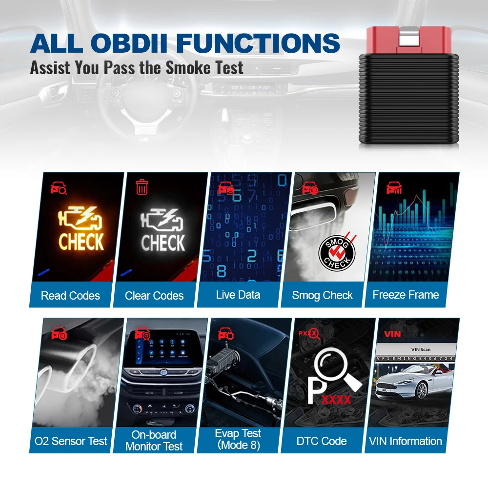 

Thinkcar 2 Car Diagnostic Tools 3 Car VINs ABS SAS Free 1 Year Full Systems Obd2 Auto Scanner Bluetooth Tester