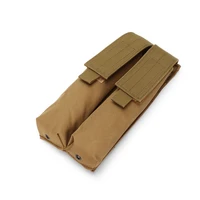 tactical airsoft molle pouch double p90ump mp7 military magazine pouch hunting bag mag molle belt pouch army military holder