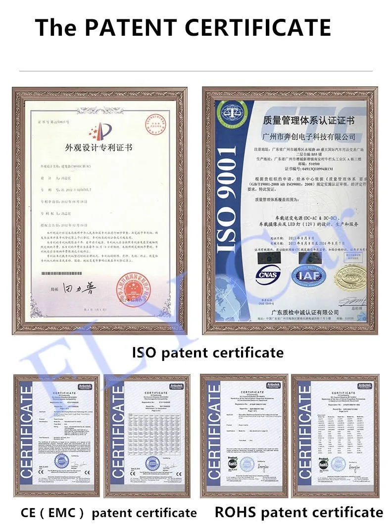 Автомобильный конвертер кабель мини инвертор 12V 220 V/24 V DC/DC 100-240V 60/120W 4 порта USB адаптер конвертер с светодиодный цифровой дисплей Зарядное устройство