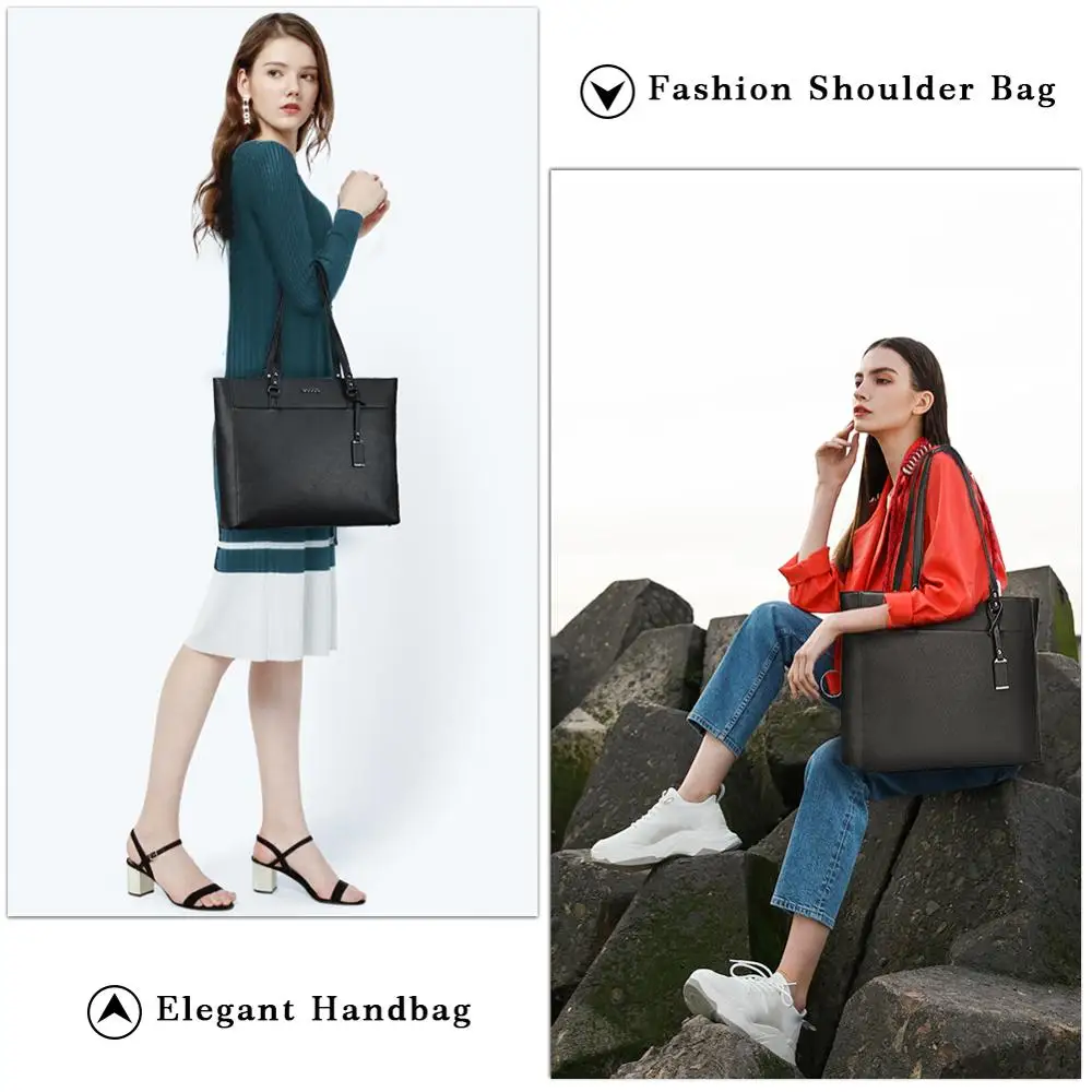 Laptop Bag for Women 15.6 '' Briefcase  Waterproof Handbag Laptop Tote Case Luxury Shoulder Bag Office Bags for Notebook