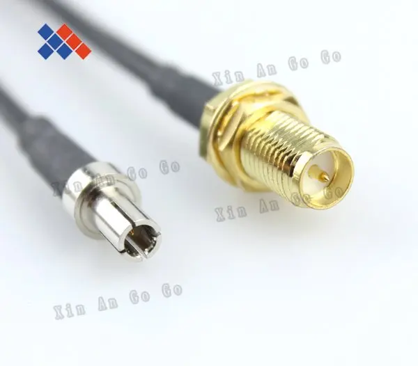 

50pcs RP-SMA Female to TS9 connector RG174 15cm for ZTE 3G modem pigtail cable