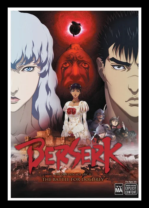 Идеальный плакат JL Hot Red Berserk с японским аниме мультяшными комиксами настенная