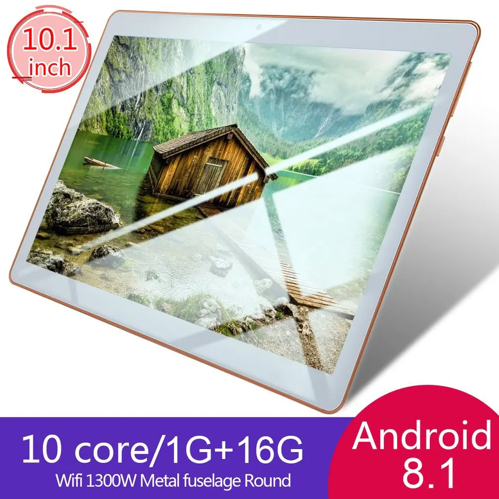 

KT107 Plastic Tablet 10.1 Inch HD Large Screen Android 8.10 Version Fashion Portable Tablet 8G+64G White Tablet xiajia
