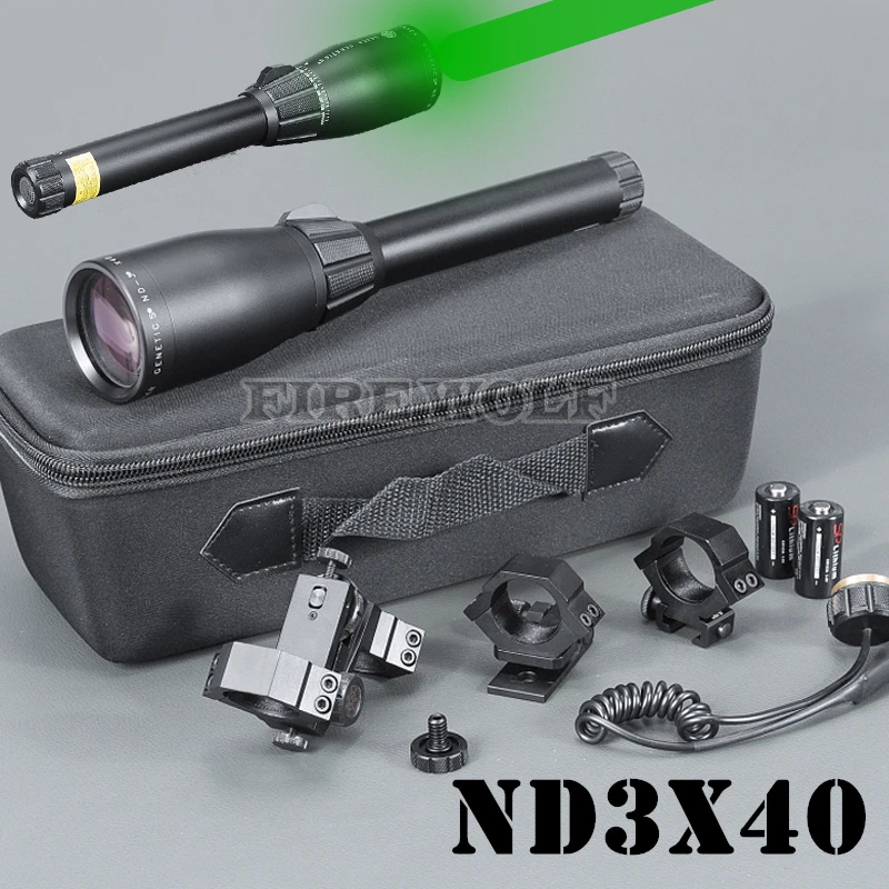 Зеленая лазерная указка ND3 x40 дальнего действия лазерный указатель с кольцевым