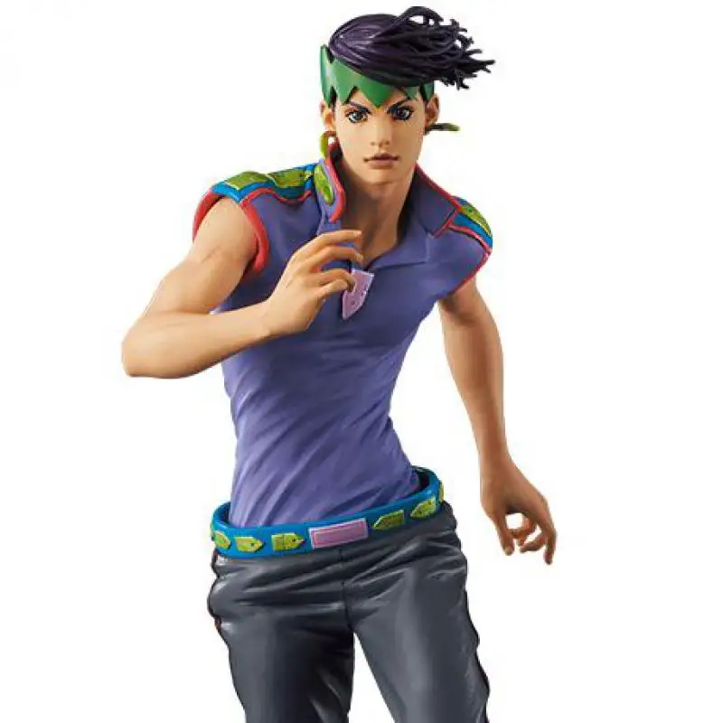 

27cm Original Banpresto JoJo's Bizarre Adventure Grandista Kishibe Rohan PVC Action Figure Model Doll Toys