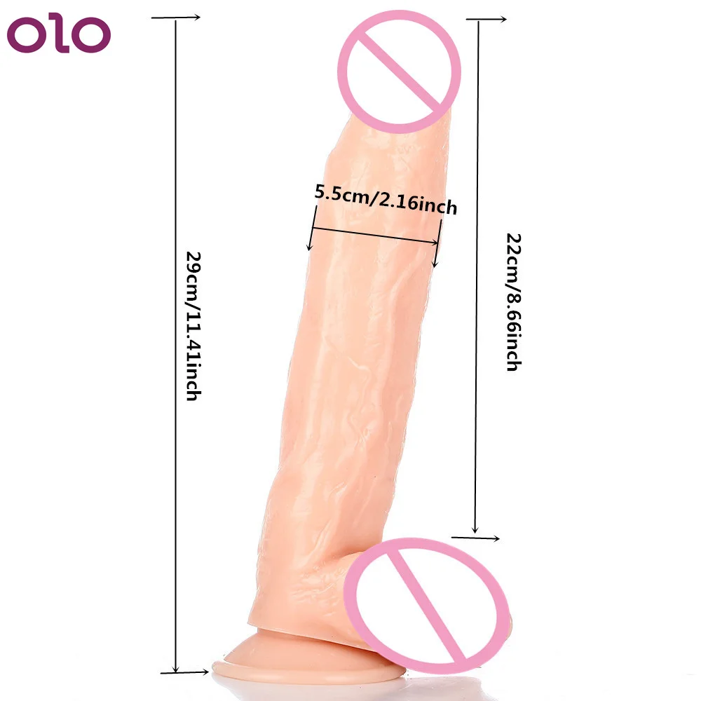 Огромный Черный дилдо страпон 28*5 см большой пенис с присоской интимные игрушки