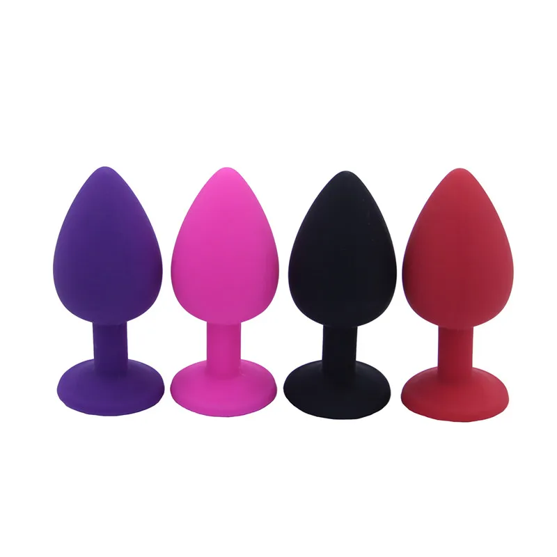 Silicone Anal Plug Butt Unisex Plated Jewelry Sex Stopper Prostate Adult Toys For Men Women Trainer Couples |