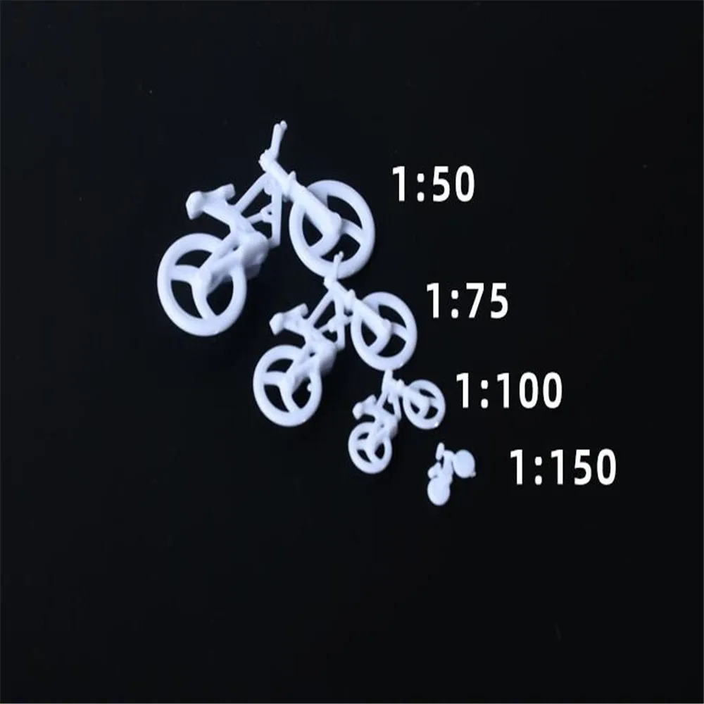 10 шт. модель велосипеда пластиковый велосипед подходит расположения поезда