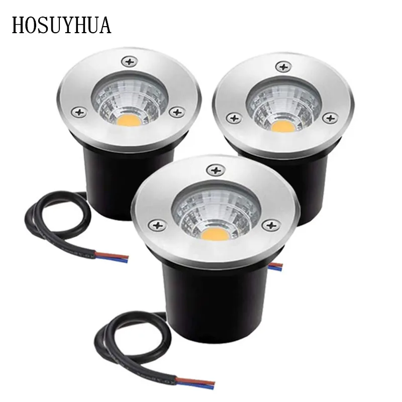 AC85-65V/DC12V IP67 5W 10W Скрытая лампа подземный светильник ing открытый WaterproofCOB