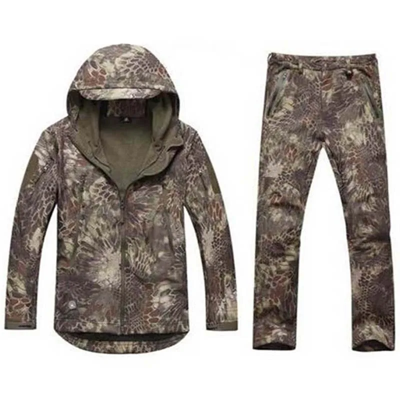 Тактические камуфляжные костюмы TAD из софтшелла уличная армейская спортивная