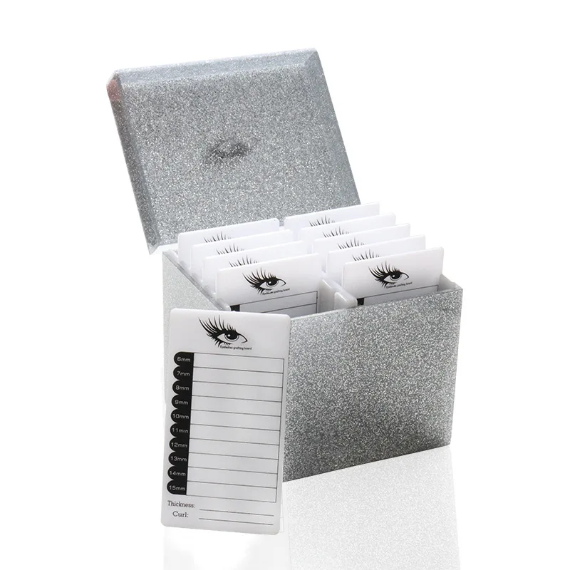 10 слоев коробка для хранения ресниц настраиваемый логотип макияж дисплей