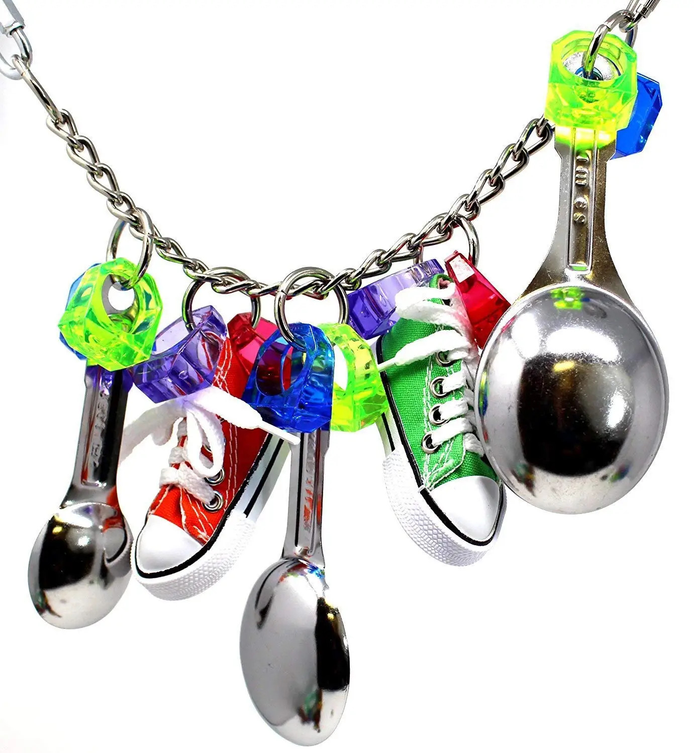 Игрушки для птиц качели попугай клетка ложка колокольчик подвесной питомец