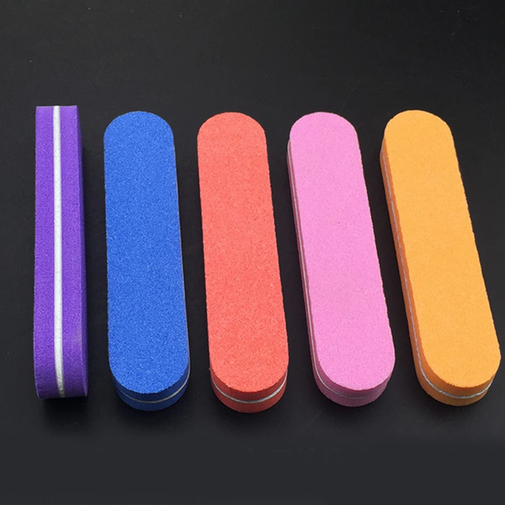 20 шт./лот одноразовые пилочка для ногтей двусторонняя придание ногтям формы