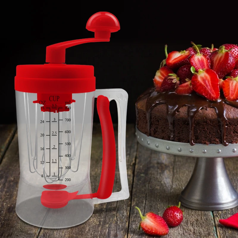 Ручной ручной диспенсер для блинов капкейков блендер инструмент выпечки тортов