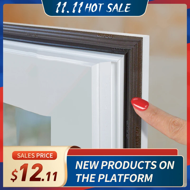 

16/20m Window Sealing Strip Acoustic Foam Windproof And Soundproof Cotton For Casement Window And Door Seal the Door/Window Gap