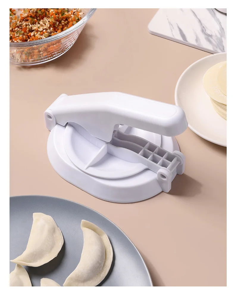 

Beige Dumpling Skin Mold Manual Pressure Dumpling Skin Mold New Household Kitchen Dumpling Making Tools Convenient and Fast