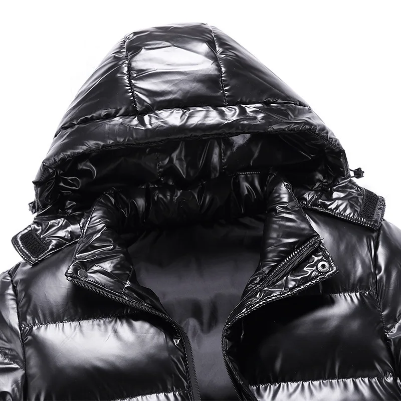 

Men Bomber Jacket Winter Coats Male Solid Warm Parkas Overalls Hooded Outwears Men's Clothing Male Biker Motorcycle Jacket LA070