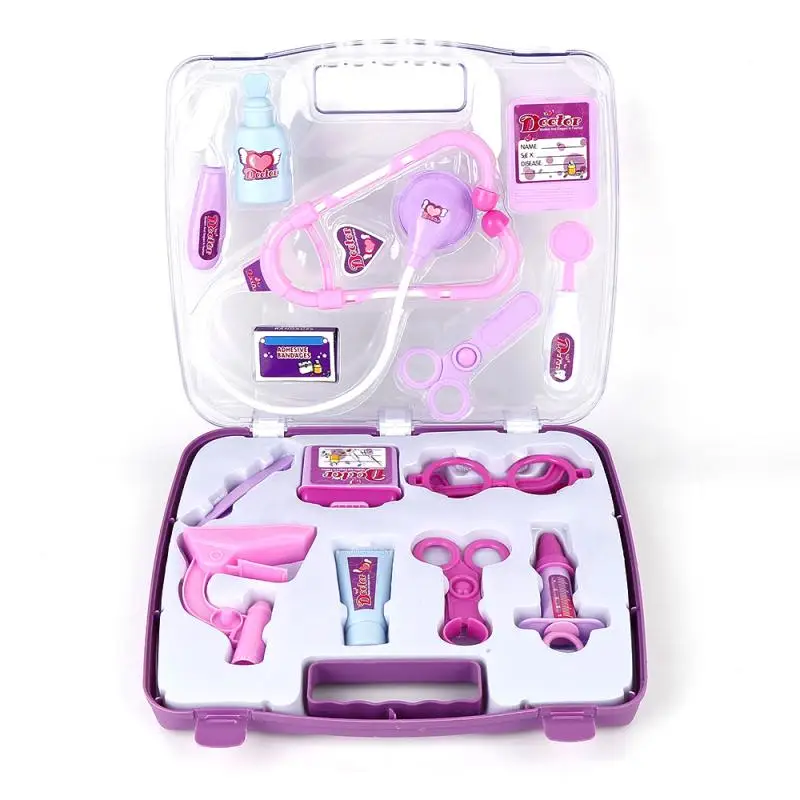 

Kids Simulation Medicine Box Doctor Pretend Play Set Toy Medicine Box Nurse Medical Kit Toy Children Girl Birthday Present